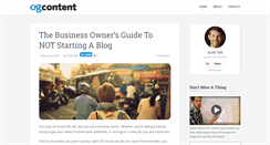 Desktop Screenshot of ogcontent.com